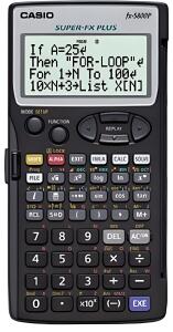 Casio FX 5800 P Taschenrechner sw