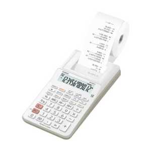 Casio Tischrechner druckend HR-8 RCE BK 12 Stellen, Netzteil optional