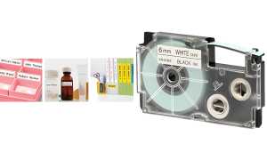 Casio Farbband XR18WE schwarz auf weiß