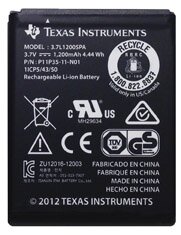 Texas Instruments Akku-Pack, Ersatzakku schwarz, für TI-Nspire CX/ CX CAS