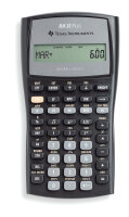 Texas Instruments Finanzrechner BA II Plus schwarz