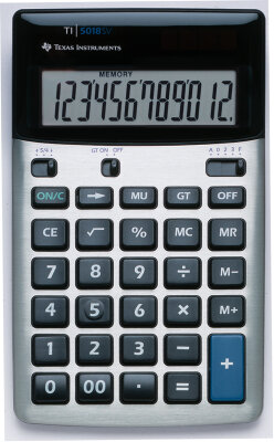 Texas Instruments Taschenrechner TI-5018 SV silber, 12-stellig