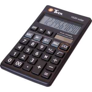 TA Taschenrechner TW 1020 Solar 10 Stellen, Solar/Batterie