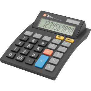 TA Tischrechner anzeigend TW J1010SLR 10 Stellen, Solar/Batterie