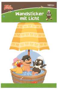 Trötsch Wandsticker Pitti mit Licht 19 x 35 cm