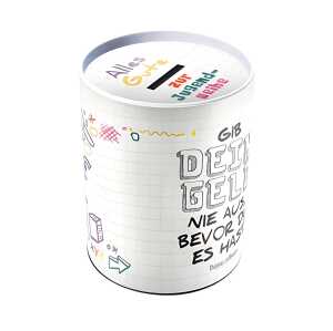 Trötsch Spardose "Zur Jugendweihe" 11 cm, Metall