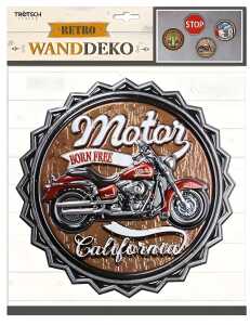 Trötsch Wanddeko Retro Bike 30 x 38 cm