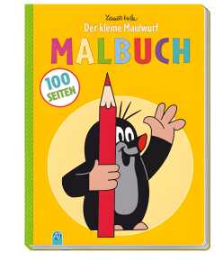 Trötsch 100 Seiten Malbuch Maulwurf 17 x 23x 1 cm, 100 Seiten