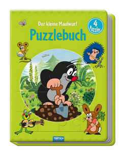 Puzzlebuch Der kleine Maulwurf 21 x 28 cm, 10 Seiten 4 Puzzle