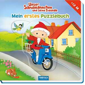 M. erstes Puzzlebuch Sandmann 14 x 14 cm, 8 Seiten 5 Puzzlefiguren