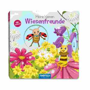 Spielbuch M. kl. Wiesenfreunde 11 x 11 cm, 10 Seiten, Pappenbuch