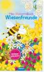 Stickermalbuch Wiesenfreunde 15 x 25 cm, 12 Seiten, 2...