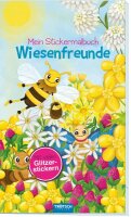 Trötsch Stickermalbuch Wiesenfreunde 15 x 25 cm, 12...