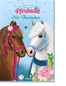 M. Freundealbum Pferdewelt 14 x 21 cm, 80 Seiten, wattierter Einband