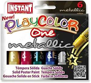 Farbstift Metallic One 10g Set 6 FarbenPlaycolor