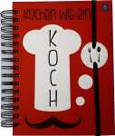 Dickes Rezeptbuch mit Hardcover Kochen wie ein Koch A5...