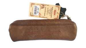 Echt Leder Schlamperetui Grand Canyon Arizona hellbraun 21x7x6 cm