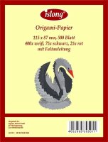 Origami Papier 115x87mm 500 Blatt 400ws/75sw/25rt...