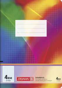 BRUNNEN Schulheft A5 Lineatur 4 mit RM 20 Blatt
