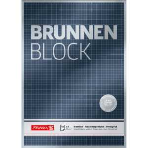 BRUNNEN Brief Blatt A4 90g kariert Premium