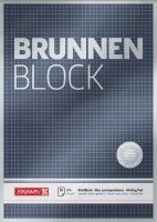 BRUNNEN Brief Blatt A4 90g kariert Premium