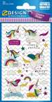 Schmucketikett Einhorn PopArt 57042 Papier Inhalt: 2 Blatt,