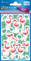 Zweckform Schmucketikett Flamingos 57043 Papier Inhalt: 2...