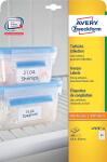 Tiefkühletiketten 63,5x33,9 weiß L7970-25...