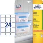 Tiefkühletiketten 63,5x33,9 weiß L7970-25...
