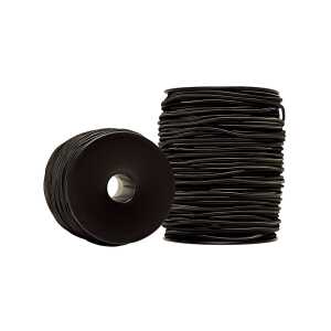 Elliot Gummischnur, 2 mm, schwarz
