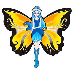 Elliot Mini Mylar Kites - Elfe Moon