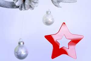 Elliot Lichtzauber Zimtstern 5 cm rot