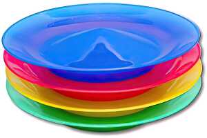 MB Jonglierteller Glitter, Ø 24 cm rot