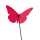 Elliot Lichtzauber Schmetterling gebog 5cm rot 20cm Stab