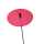 Elliot Lichtzauber Scheibe 6 cm rot mit 25 cm Stab