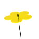 Elliot Lichtzauber Blume 6 cm gelb mit 25 cm Stab