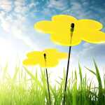 Elliot Lichtzauber Blume midi, 6 cm, gelb