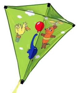 Elliot Drachen Mini Eddy MausElefaEnte 30x30cm Gfk1/2mm grün