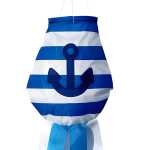 Elliot Windrabauken 16 x 14 x 60 cm Meer & Mehr blau/weiß