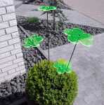 Elliot Lichtzauber Blume klein, 12 cm, grün