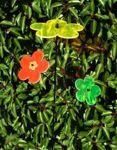 Elliot Lichtzauber Blume klein, 12 cm, rot