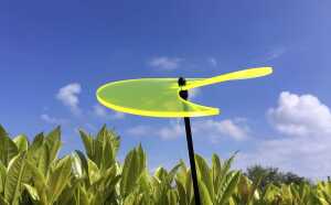 Elliot Lichtzauber Scheibe Wave 15 cm gelb