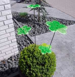 Elliot Lichtzauber Blume groß, 20 cm, grün