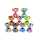 MB Diabolo Arlequin Ø100mmx115mm 250g 2farb grün/gelb