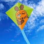 Elliot Drachen Eddy Maus 75x75cm Gfk4mm grün