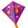 Elliot Drachen Eddy MausElefaEnte 75x75cm Gfk4mm lila