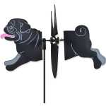 Elliot Petite Spinner Mops schwarz/Pug black