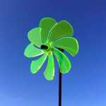 Elliot Lichtzauber Windrad klein, 12 cm, grün, inkl....