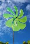 Elliot Lichtzauber Windrad 25 cm grün mit 100 cm Stab
