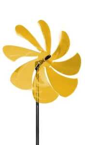 Elliot Lichtzauber Windrad, 25 cm, orange,  inkl. 100 cm Stab